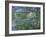 Paysage de la Seine-Claude Monet-Framed Giclee Print