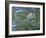 Paysage de la Seine-Claude Monet-Framed Giclee Print