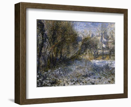 Paysage de neige-Pierre-Auguste Renoir-Framed Giclee Print