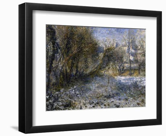 Paysage de neige-Pierre-Auguste Renoir-Framed Giclee Print
