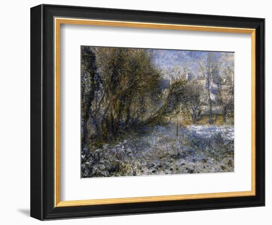 Paysage de neige-Pierre-Auguste Renoir-Framed Giclee Print