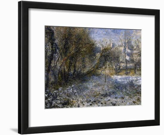 Paysage de neige-Pierre-Auguste Renoir-Framed Giclee Print