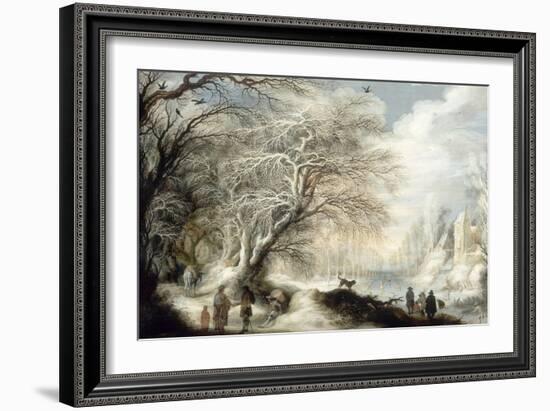 Paysage de neige-Gysbrecht Lytens-Framed Giclee Print