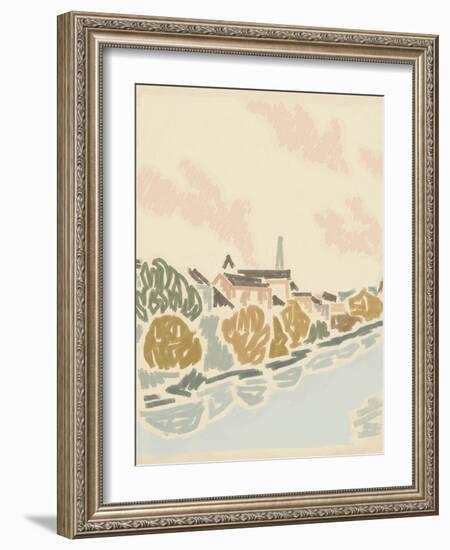 Paysage de Poitiers I-Jacob Green-Framed Art Print