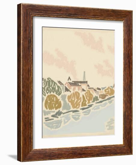 Paysage de Poitiers I-Jacob Green-Framed Art Print