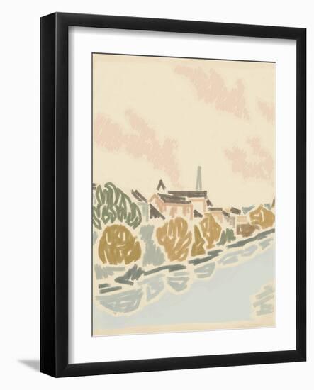 Paysage de Poitiers I-Jacob Green-Framed Art Print