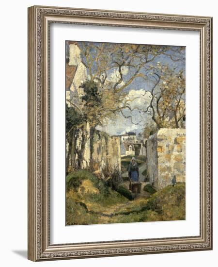 Paysage de Pontoise-Camille Pissarro-Framed Giclee Print