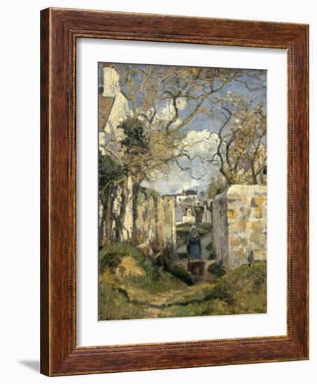 Paysage de Pontoise-Camille Pissarro-Framed Giclee Print