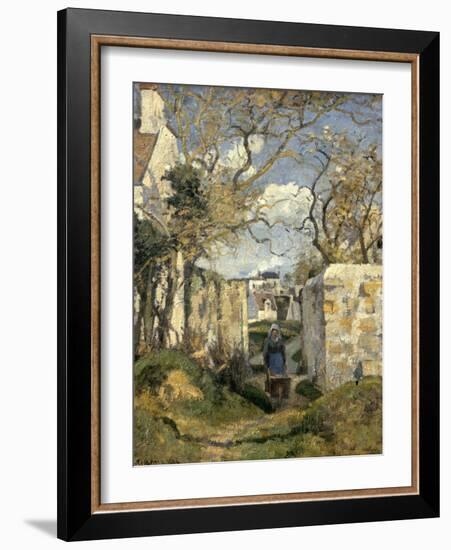 Paysage de Pontoise-Camille Pissarro-Framed Giclee Print