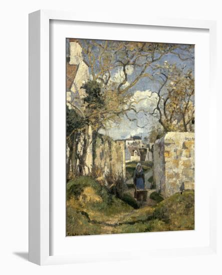 Paysage de Pontoise-Camille Pissarro-Framed Giclee Print