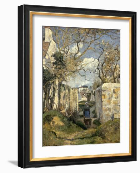 Paysage de Pontoise-Camille Pissarro-Framed Giclee Print