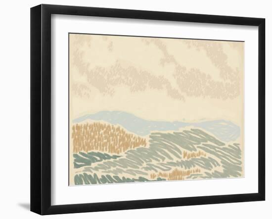 Paysage de Rouen II-Jacob Green-Framed Art Print