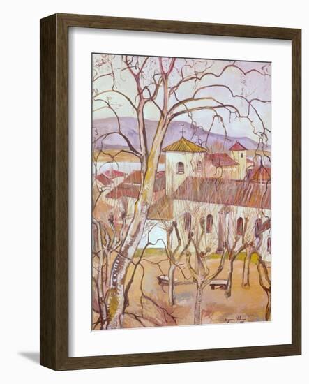 Paysage de Saint-Bernard-Suzanne Valadon-Framed Giclee Print