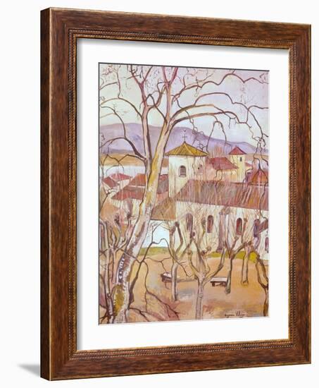 Paysage de Saint-Bernard-Suzanne Valadon-Framed Giclee Print