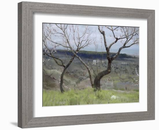 Paysage des Abruzzes-Francesco Paolo Michetti-Framed Giclee Print