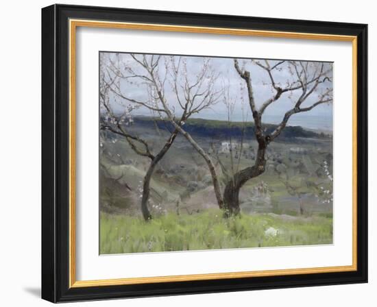 Paysage des Abruzzes-Francesco Paolo Michetti-Framed Giclee Print