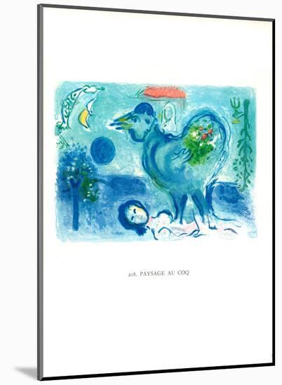 Paysage du Coque.-Marc Chagall-Mounted Collectable Print