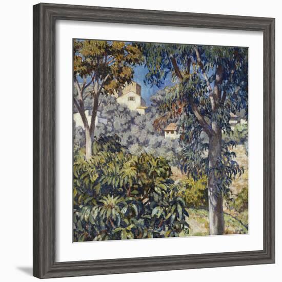 Paysage Du Midi, C.1920-1922-Théo van Rysselberghe-Framed Giclee Print