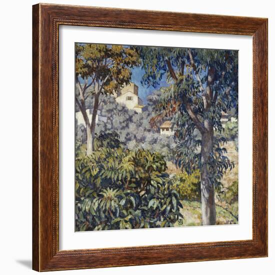 Paysage Du Midi, C.1920-1922-Théo van Rysselberghe-Framed Giclee Print