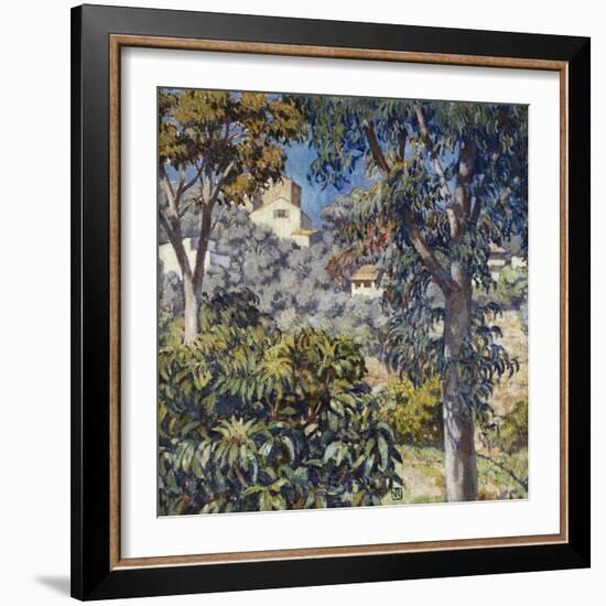 Paysage Du Midi, C.1920-1922-Théo van Rysselberghe-Framed Giclee Print