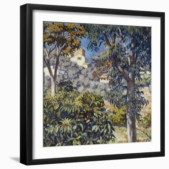 Paysage Du Midi, C.1920-1922-Théo van Rysselberghe-Framed Giclee Print