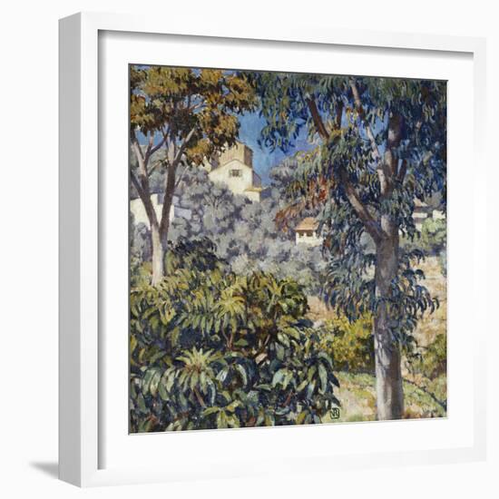 Paysage Du Midi, C.1920-1922-Théo van Rysselberghe-Framed Giclee Print