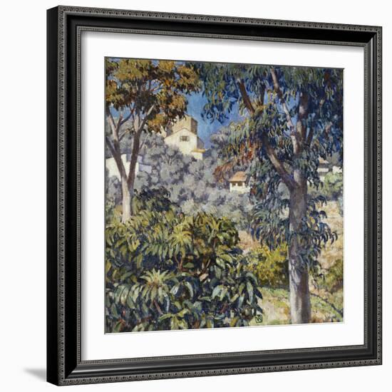 Paysage Du Midi, C.1920-1922-Théo van Rysselberghe-Framed Giclee Print