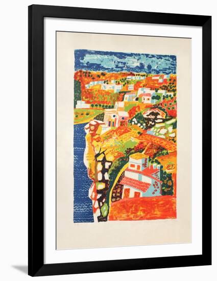 Paysage méditerranéen-Francois Szulman-Framed Limited Edition