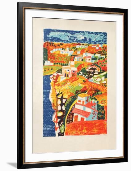 Paysage méditerranéen-Francois Szulman-Framed Limited Edition