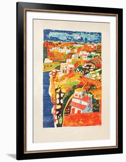 Paysage méditerranéen-Francois Szulman-Framed Limited Edition