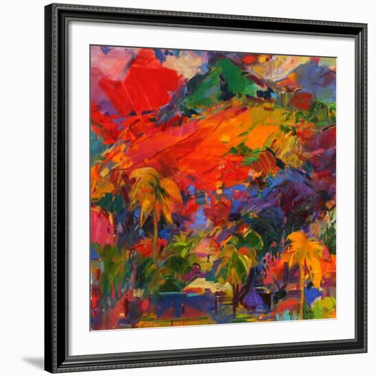 Paysage Polynesien, 2011-Peter Graham-Framed Giclee Print