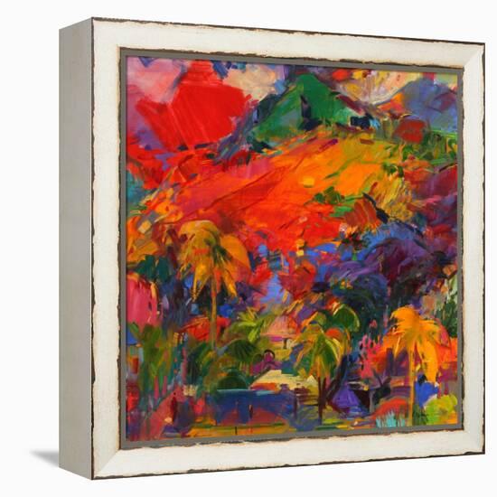 Paysage Polynesien, 2011-Peter Graham-Framed Premier Image Canvas