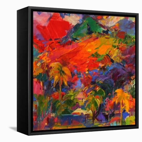 Paysage Polynesien, 2011-Peter Graham-Framed Premier Image Canvas