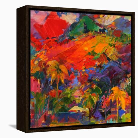 Paysage Polynesien, 2011-Peter Graham-Framed Premier Image Canvas