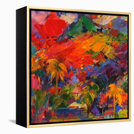 Paysage Polynesien, 2011-Peter Graham-Framed Premier Image Canvas