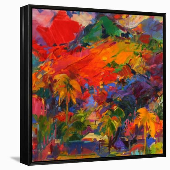 Paysage Polynesien, 2011-Peter Graham-Framed Premier Image Canvas