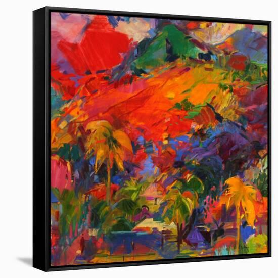 Paysage Polynesien, 2011-Peter Graham-Framed Premier Image Canvas