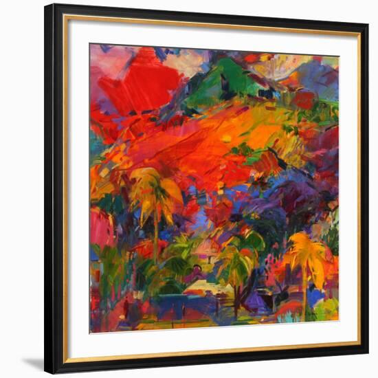 Paysage Polynesien, 2011-Peter Graham-Framed Premium Giclee Print