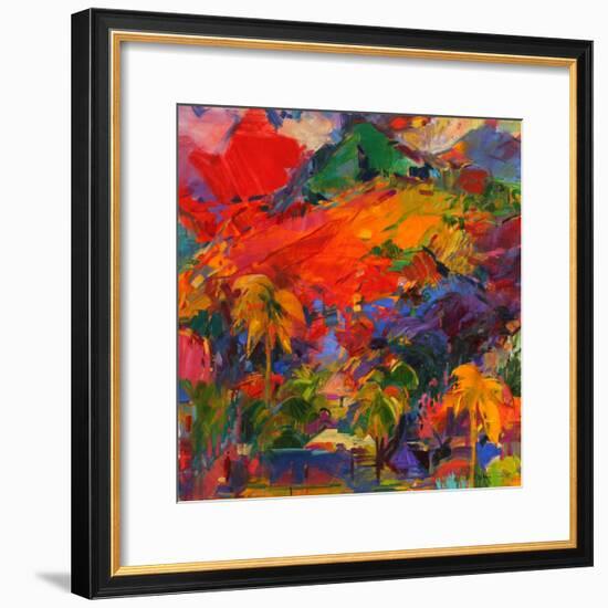 Paysage Polynesien, 2011-Peter Graham-Framed Giclee Print