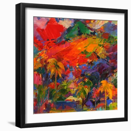 Paysage Polynesien, 2011-Peter Graham-Framed Giclee Print