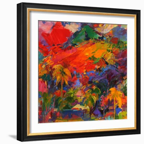 Paysage Polynesien, 2011-Peter Graham-Framed Giclee Print