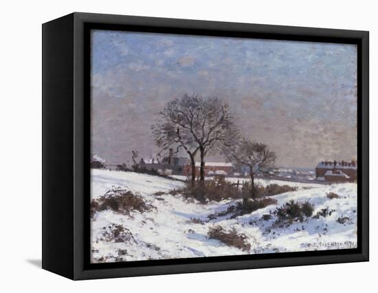 Paysage sous la Neige, Upper Norwood, 1871-Camille Pissarro-Framed Premier Image Canvas