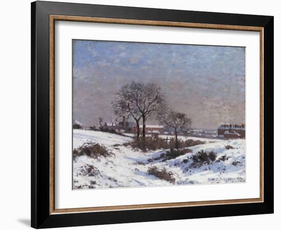 Paysage sous la Neige, Upper Norwood, 1871-Camille Pissarro-Framed Giclee Print