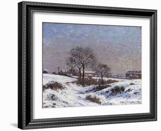 Paysage sous la Neige, Upper Norwood, 1871-Camille Pissarro-Framed Giclee Print