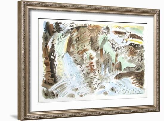 Paysage Surrealiste-André Masson-Framed Collectable Print