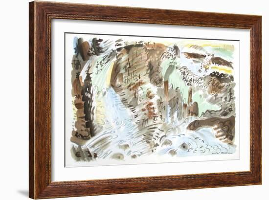 Paysage Surrealiste-André Masson-Framed Collectable Print