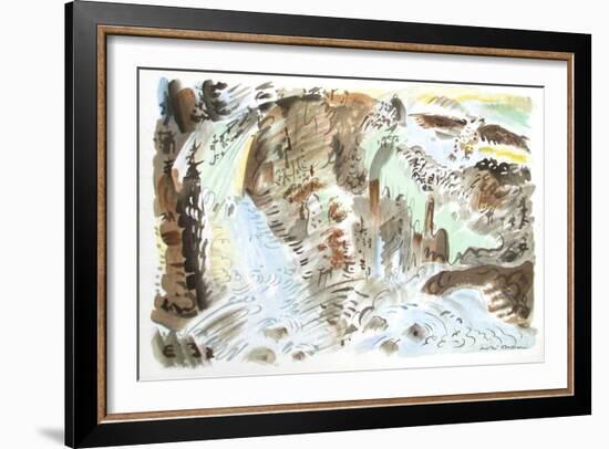 Paysage Surrealiste-André Masson-Framed Collectable Print