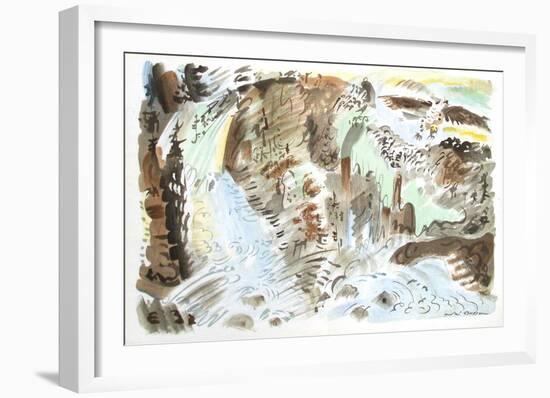 Paysage Surrealiste-André Masson-Framed Collectable Print