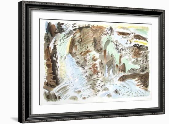 Paysage Surrealiste-André Masson-Framed Collectable Print