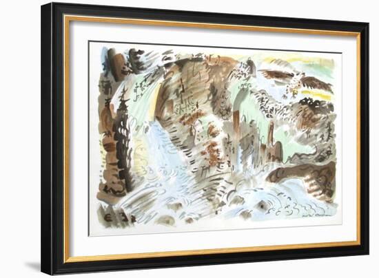 Paysage Surrealiste-André Masson-Framed Collectable Print